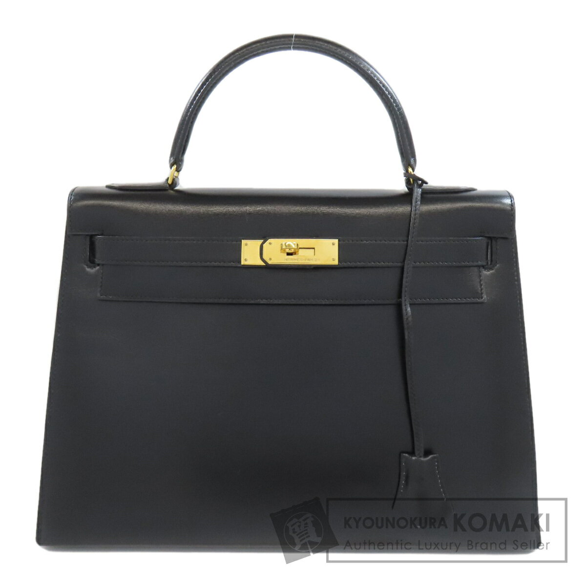 エルメス ケリー32 外縫い ゴールド金具 ハンドバッグ ボックスカーフ レディース 【中古】【HERMES】のサムネイル