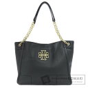トリーバーチ ロゴ トートバッグ レザー レディース 【中古】【Tory Burch】
