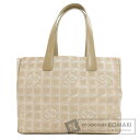 シャネル ニュートラベルラインMM トートバッグ ナイロンジャガード レディース 【中古】【CHANEL】