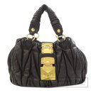 ミュウミュウ マテラッセ ハンドバッグ レザー レディース 【中古】【MIUMIU】