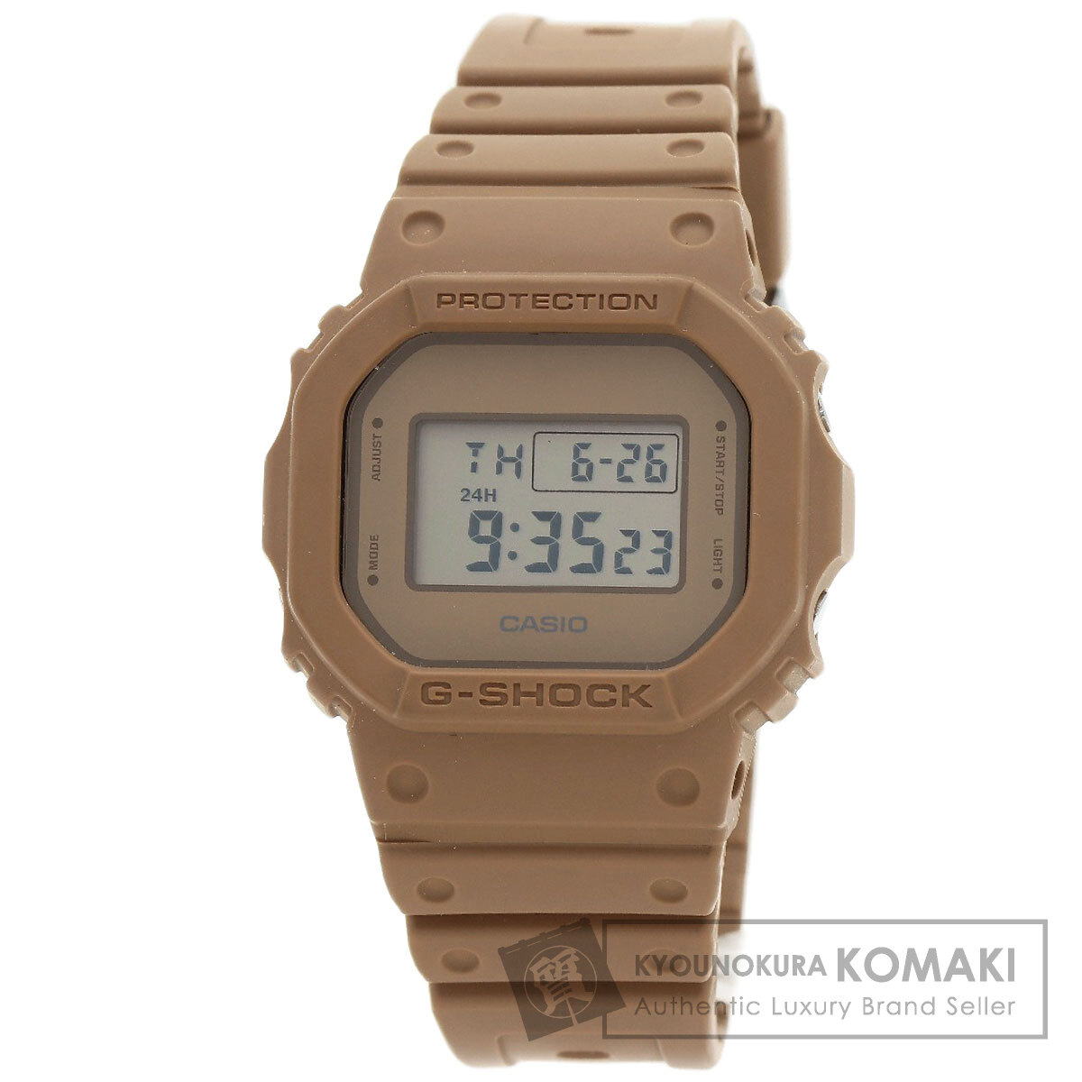 カシオ DW-5600NC Gショック ナチュラルカラー 腕時計 樹脂/樹脂 メンズ 【中古】【CASIO】