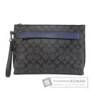 コーチ F79877 シグネチャー クラッチバッグ PVC レディース 【中古】【COACH】