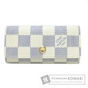 ルイヴィトン N60020 ミュルティクレ4 キーケース ダミエキャンバス レディース 【中古】【LOUIS VUITTON】