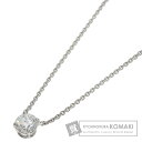 ハリーウィンストン ソリティア ダイヤモンド ネックレス プラチナPT950 レディース 【中古】【HARRY WINSTON】