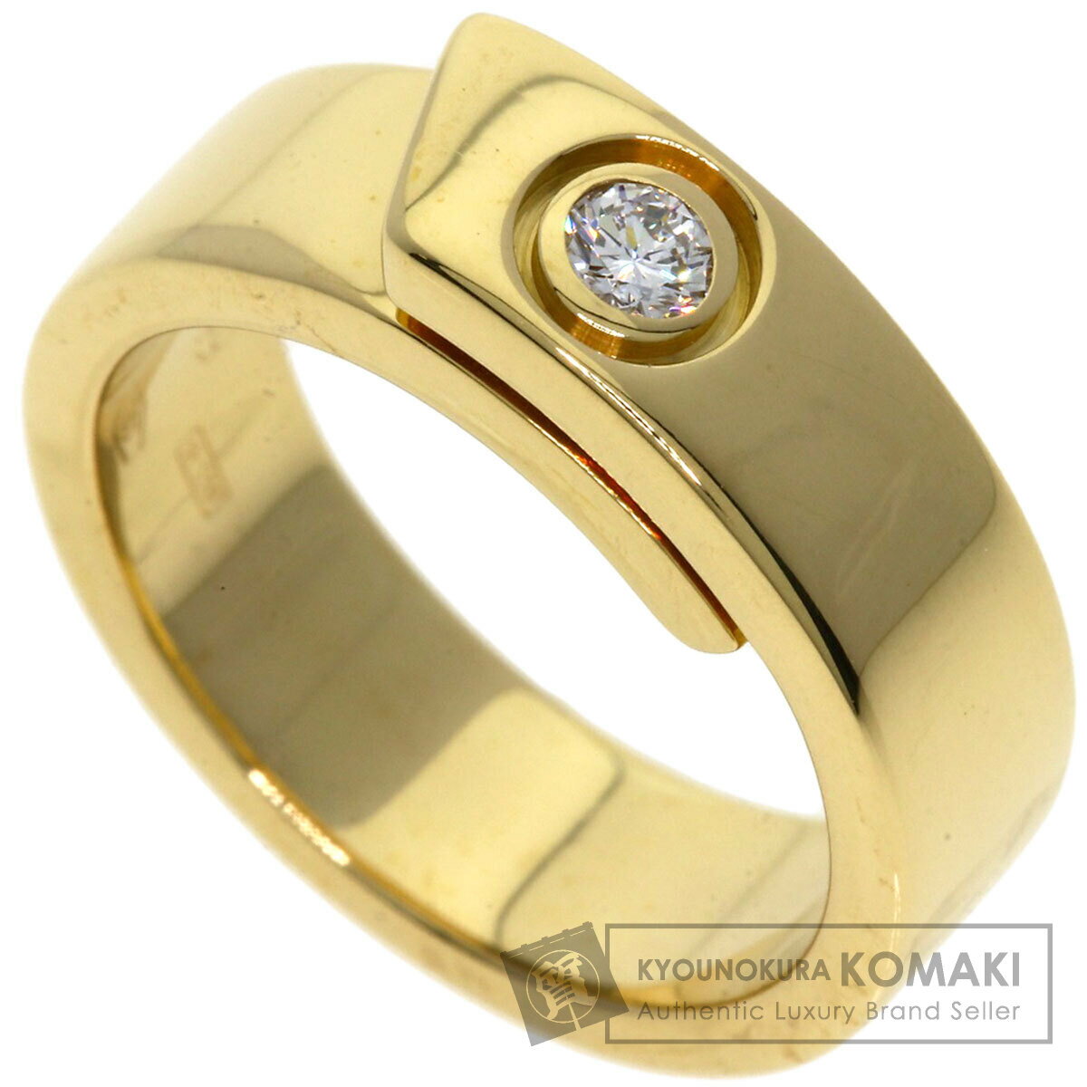 カルティエ アニバーサリー 1P ダイヤモンド #49 リング・指輪 K18イエローゴールド レディース 【中古】【CARTIER】のサムネイル