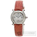 ショパール 27/8245-21 ハッピースポーツ 腕時計 ステンレススチール/リザード レディース 【中古】【Chopard】