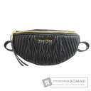 ミュウミュウ マテラッセ ヒップバッグ・ウエストバッグ カーフ レディース 【中古】【MIUMIU】