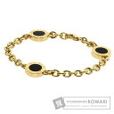 ブルガリ ブルガリブルガリ オニキス ブレスレット K18イエローゴールド レディース 【中古】【BVLGARI】(4)
