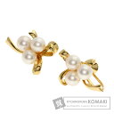 ミキモト パール 真珠 イヤリング K18イエローゴールド レディース 【中古】【MIKIMOTO】