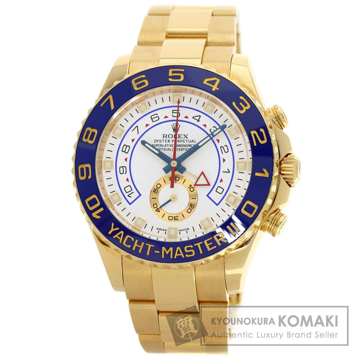 ロレックス 116688 ヨットマスター2 腕時計 K18イエローゴールド/K18YG メンズ 【中古】【ROLEX】