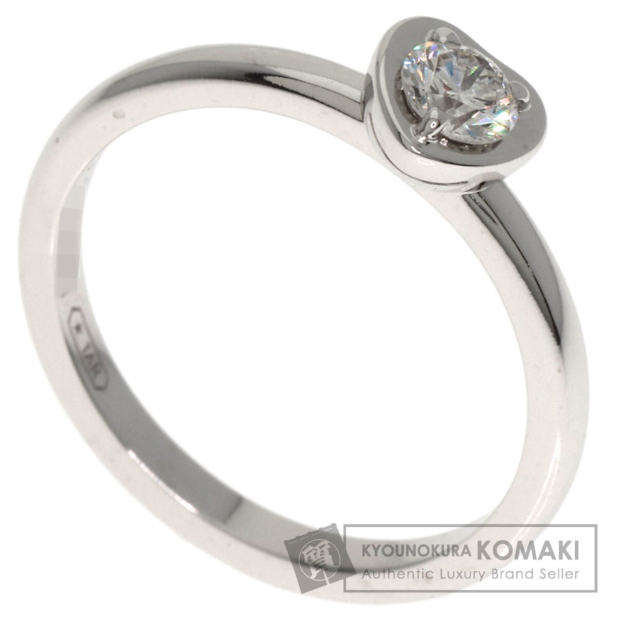 カルティエ ダムール ダイヤモンド #47 リング・指輪 K18ホワイトゴールド レディース 【中古】【CARTI..