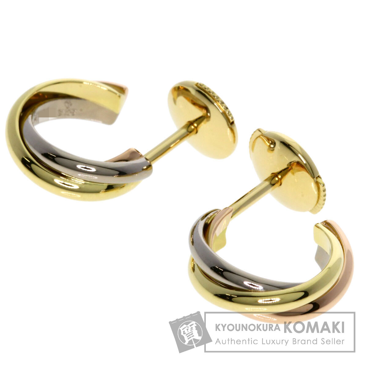 カルティエ トリニティ ピアス K18イエローゴールド/K18PG/K18WG レディース 【中古】【CARTIER】のサムネイル