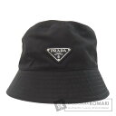 プラダ バケットハット 帽子 ナイロン素材 レディース 【中古】【PRADA】
