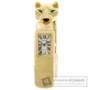 カルティエ パンテール ラカルダ バングル 腕時計 K18イエローゴールド/K18YG レディース 【中古】【CARTIER】