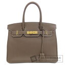 エルメス バーキン30 エトープ ゴールド金具 ハンドバッグ トリヨン レディース 【中古】【HERMES】