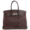 エルメス バーキン35 シルバー金具 ハンドバッグ トリヨン レディース 【中古】【HERMES】