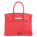 エルメス バーキン30 ローズジャイプール シルバー金具 ハンドバッグ トリヨンクレマンス レディース 【中古】【HERMES】