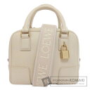ロエベ アマソナ16 スクエア 2WAY ハンドバッグ カーフ レディース 【中古】【LOEWE】