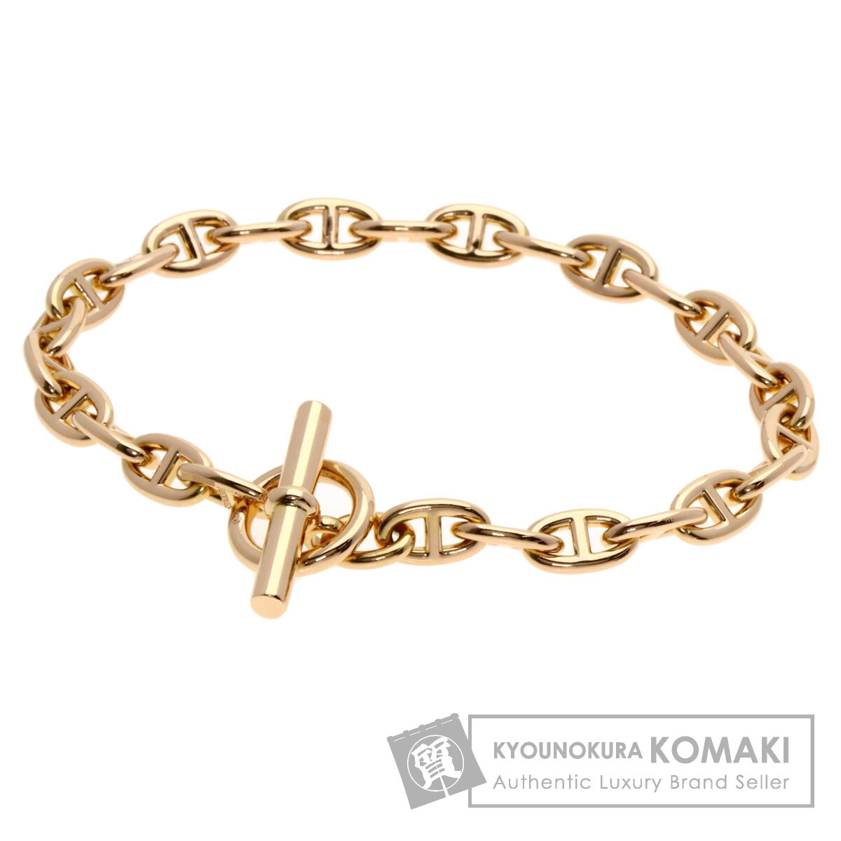 エルメス シェーヌダンクル TPM 26コマ ブレスレット K18ピンクゴールド レディース 【中古】【HERMES】