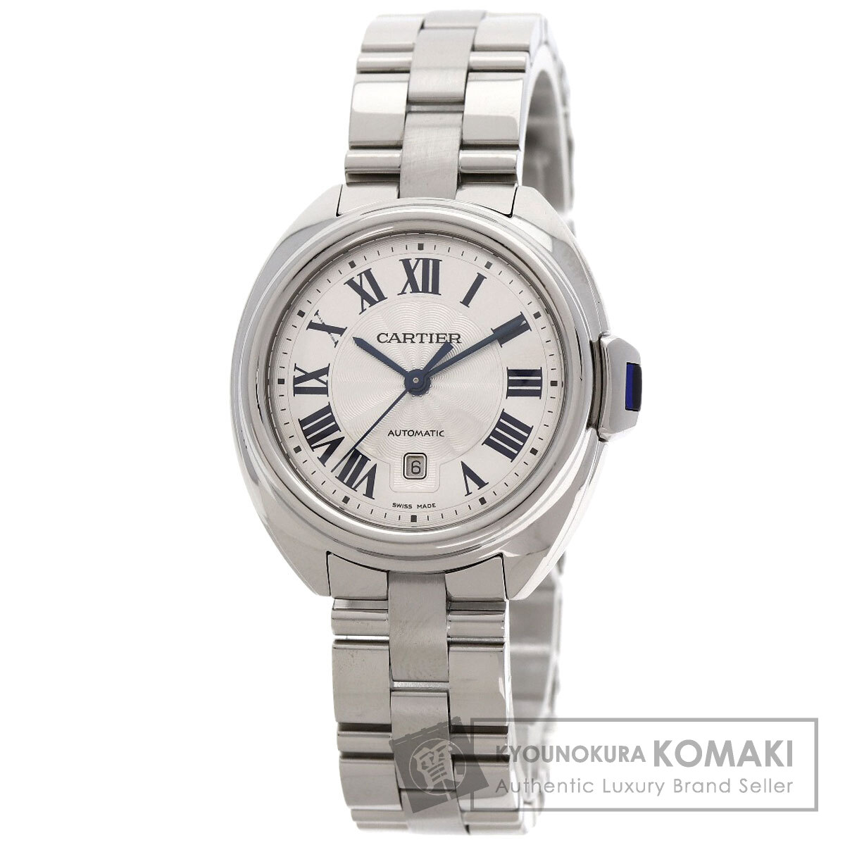 カルティエ WSCL0005 クレ ドゥ カルティエ 腕時計 ステンレススチール/SS レディース 【中古】【CARTIER】