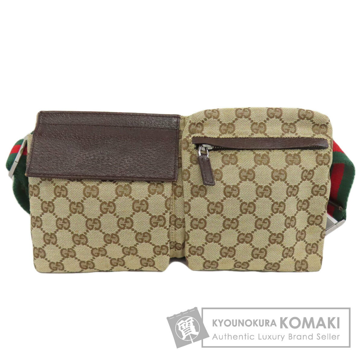 グッチ 28566 GG ヒップバッグ・ウエストバッグ キャンバス レディース 【中古】【GUCCI】