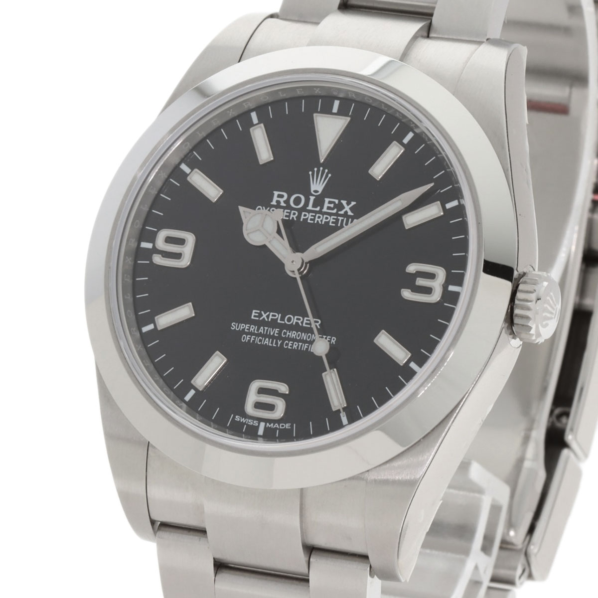 ロレックス 214270 エクスプローラー1 後期モデル 腕時計 ステンレススチール/SS メンズ 【中古】【ROLEX】