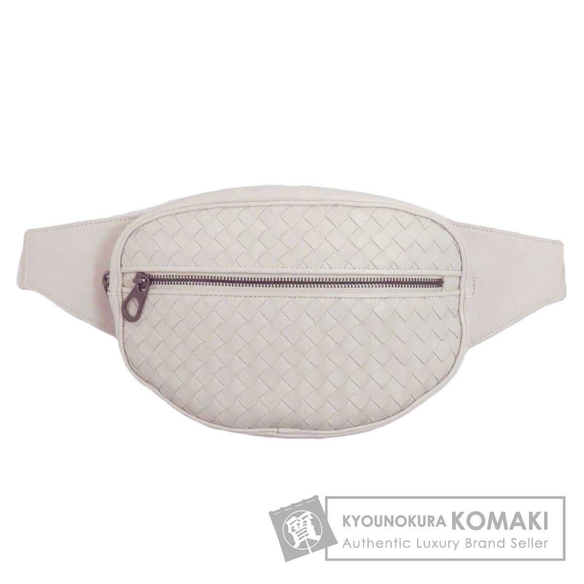 ボッテガヴェネタ イントレチャート ボディバッグ カーフ レディース 【中古】【BOTTEGA VENETA】