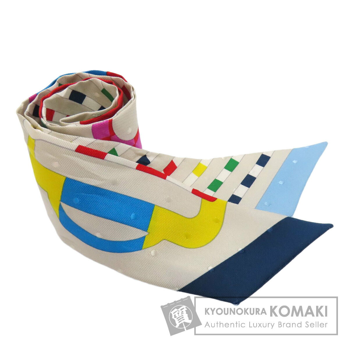 エルメス ツイリー スカーフ シルク レディース 【中古】【HERMES】