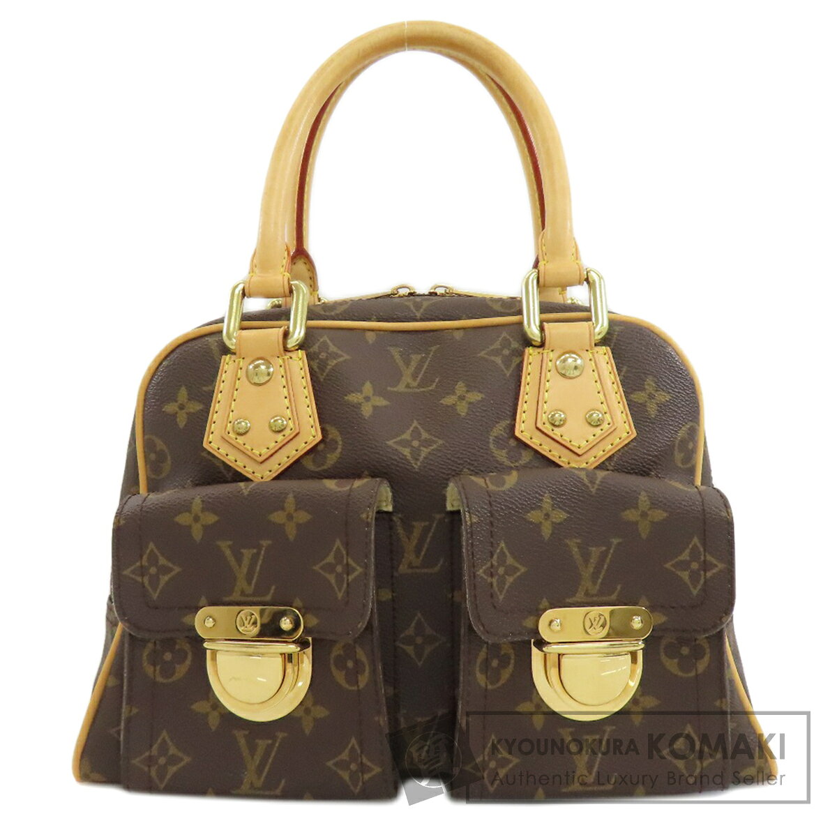 ルイヴィトン M40026 マンハッタンPM ハンドバッグ モノグラムキャンバス レディース 【中古】【LOUIS VUITTON】