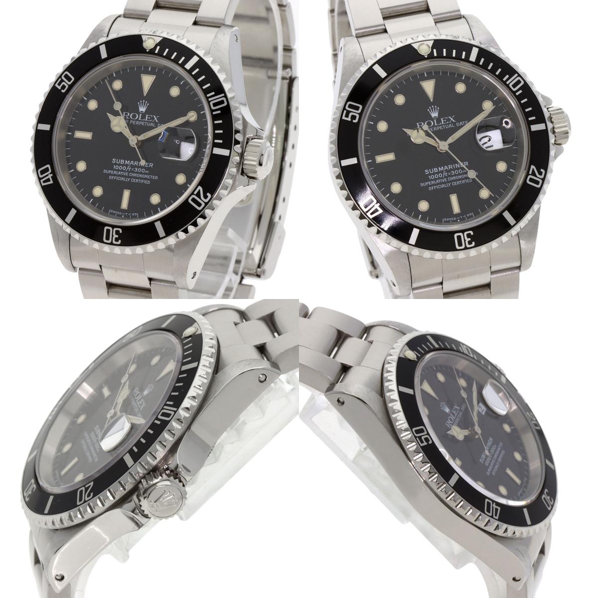 ロレックス 16610 サブマリーナ デイト トリチウム 腕時計 ステンレススチール/SS メンズ 【中古】【ROLEX】