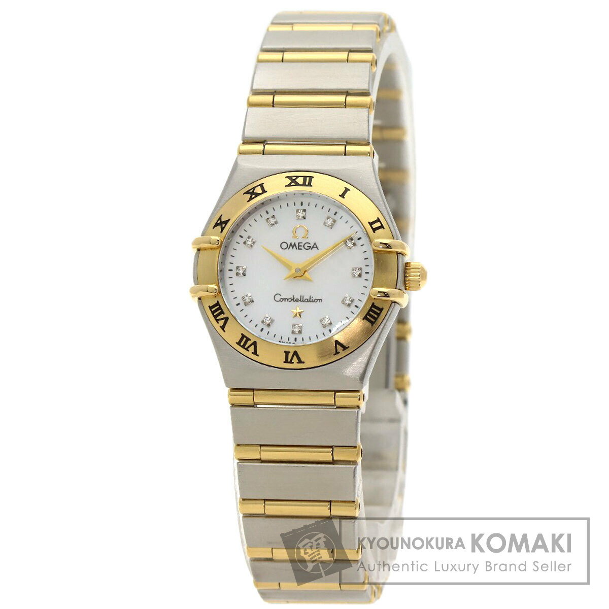 オメガ 1262.75 コンステレーション ミニ 12P ダイヤモンド 腕時計 ステンレススチール/ ...