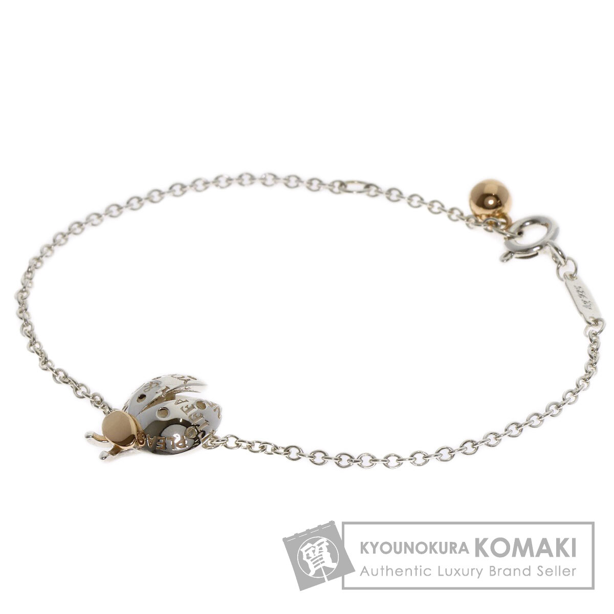 ティファニー レディバグ テントウムシ ブレスレット シルバー/K18PG レディース 【中古】【TIFFANY&Co..