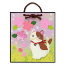 押し絵かべ飾りキット 桜とねこ ちりめん工作 脳トレ リハビリ 高齢者向け教材 大人の教材 KTO-203 学習教材 教材