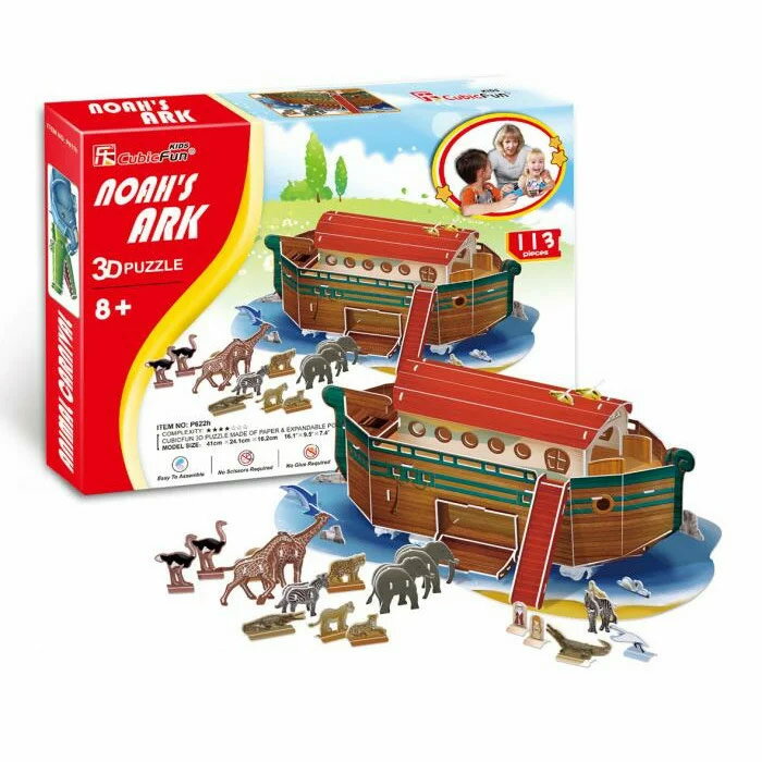 遊び＆創意 3Dパズル（ノアの方舟） 学習教材 教材