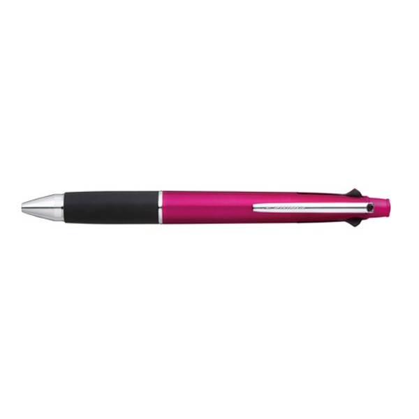 多機能ボールペン　三菱ジェットストリーム4＆1　4色ボールペン+0.5シャープ（ピンク軸インク黒・赤・青・緑0.5mm芯）