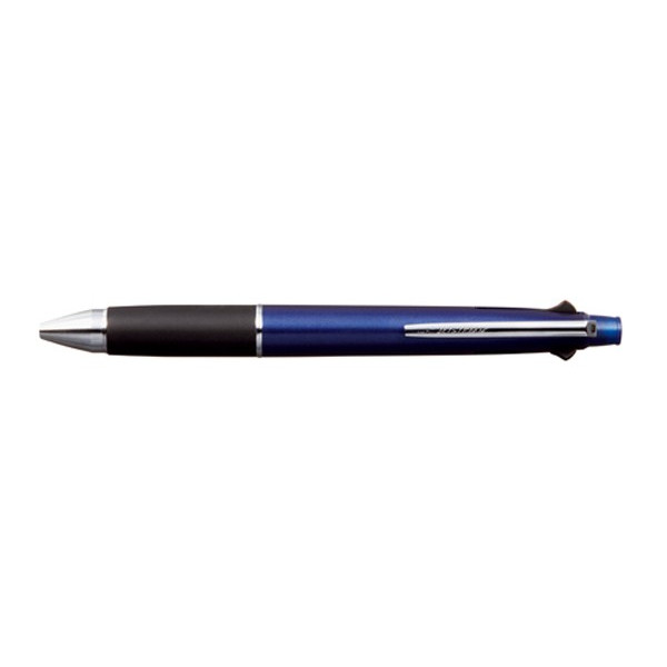多機能ボールペン 三菱ジェットストリーム4＆1　4色ボールペン+0.5シャープ（ネイビー軸インク黒・赤・青・緑0.5mm芯）