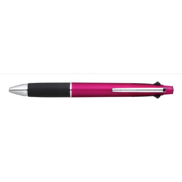 多機能ボールペン　三菱ジェットストリーム4＆1　4色ボールペン+0.5シャープ（ピンク軸インク黒・赤・青・緑0.7mm芯）