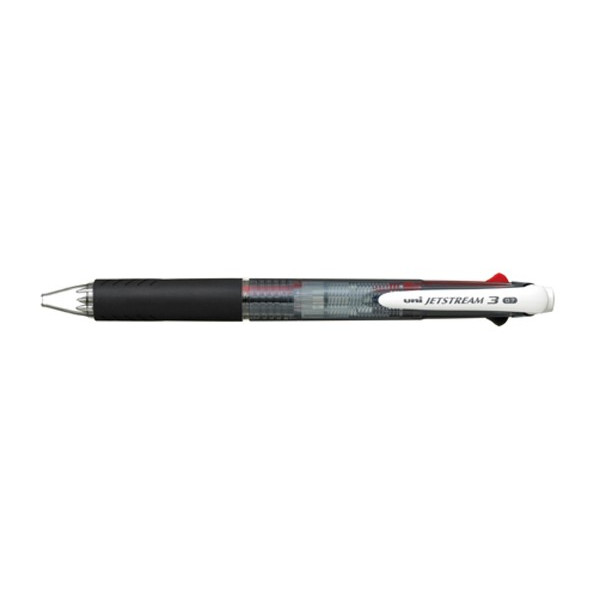 学童用品 油性ボールペン 三菱ジェットストリーム 3色ボールペン（0.7 黒軸インク黒・青・赤） 学習教材 教材