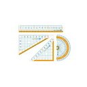 学童用品 定規 nanopita定規セット ナノピタキッズ SK−7885 学習教材 教材