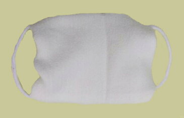 マスク 今治のハンカチ 簡易マスクセット 手巾II　クリーム　 綿 保温 保湿 縫製なし 即席マスク エチケットマスク