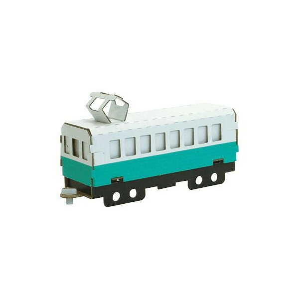 教材 段ボール工作 電車キット （緑） 白 学習教材 教材