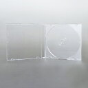 【100枚セットor200枚セット】CD/DVD ジュエルスリムケース 透明 1枚収納 5.2mm CM-018