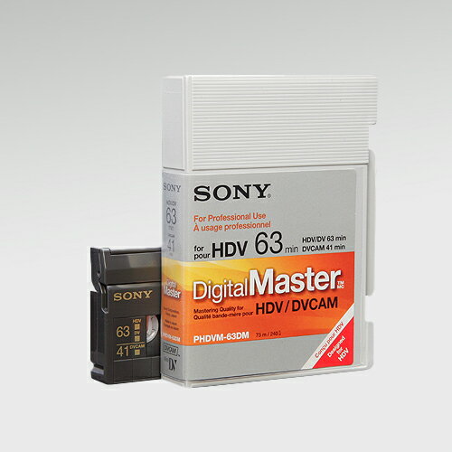 【sale】【在庫処分】お求めやすい1本販売 Digital Master 63分 ミニテープ PHDVM-63DM 大特価販売中 