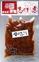 総本家 貝新 甘口 あさり志ぐれ 80g 袋入 7袋 箱無し【創業元禄年間 三重県桑名市 貝屋新左衛門 水谷新左衛門 しぐれ 志ぐれ煮 しぐれ煮 佃煮 時雨蛤 アサリ あさり 伊勢 和風 和食 桑名の名産…