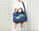 PUMA プーマ 2wayレッスンバッグ 男の子 エイダンシリーズ キッズ用 こども 手提げ ショルダーバッグ お稽古バッグ スポーツバッグ 塾バッグ サブバッグ キッズバッグ ジュニア 通学 遠足 年少 小学生 小学校 入学 低学年 高学年 遠足 かっこいい 撥水加工 A4 B4 J20147 3