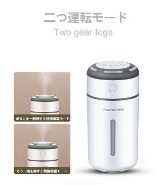 【4月下旬順序発送予定】【大人気！HOT】超音波式 除菌加湿器 新生活 ミニ加湿器 usb 小型 カップ型次亜塩素酸水対応　卓上 オフィス 静音 車載 車用 空焚き防止 7色LEDランプ加湿器 大容量 230ml 持ち運び便利