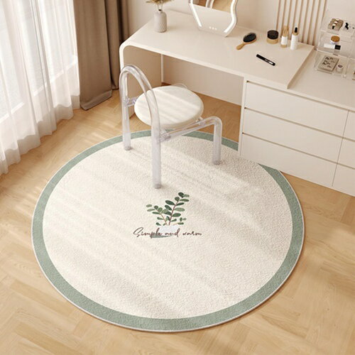 ゲーミングチェアマット 円形 スタイル1 デスクチェアマット 床保護 吸音 特大 滑り止めマット 傷防止..