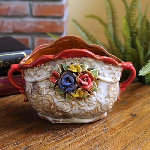 飾り瓶 花瓶 北欧 セラミック 田園風 インテリア 民宿 食卓 玄関 リビング 水栽培 花束 生け花 造花 ド..