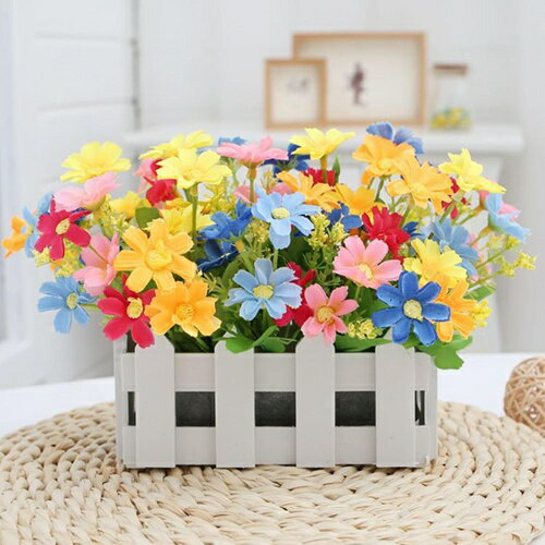 木柵 飾り花 人工観葉植物 インテリア アートフラワー 北欧 水やり不要 長持ち 喫茶店 開店祝い 部屋飾..