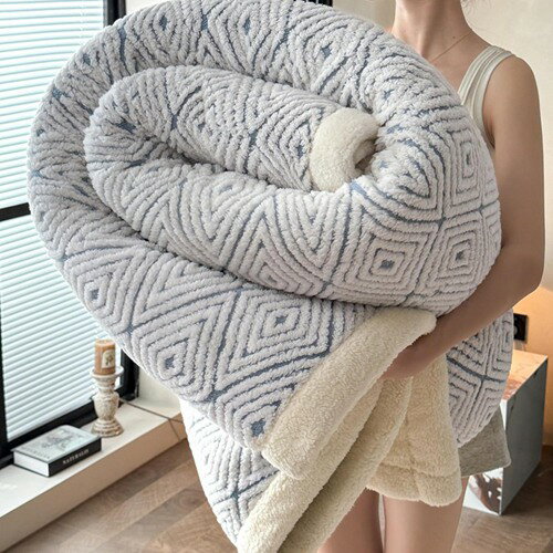 掛けふとん シープボア調 厚手 毛布と掛け布団両用タイプ 150x200cm ブランケット 秋冬用 かけ布団 寒さ対策 あたたか 防カビ 毛抜けない 洗える 防臭 北欧 掛け心地よい 一人暮らし